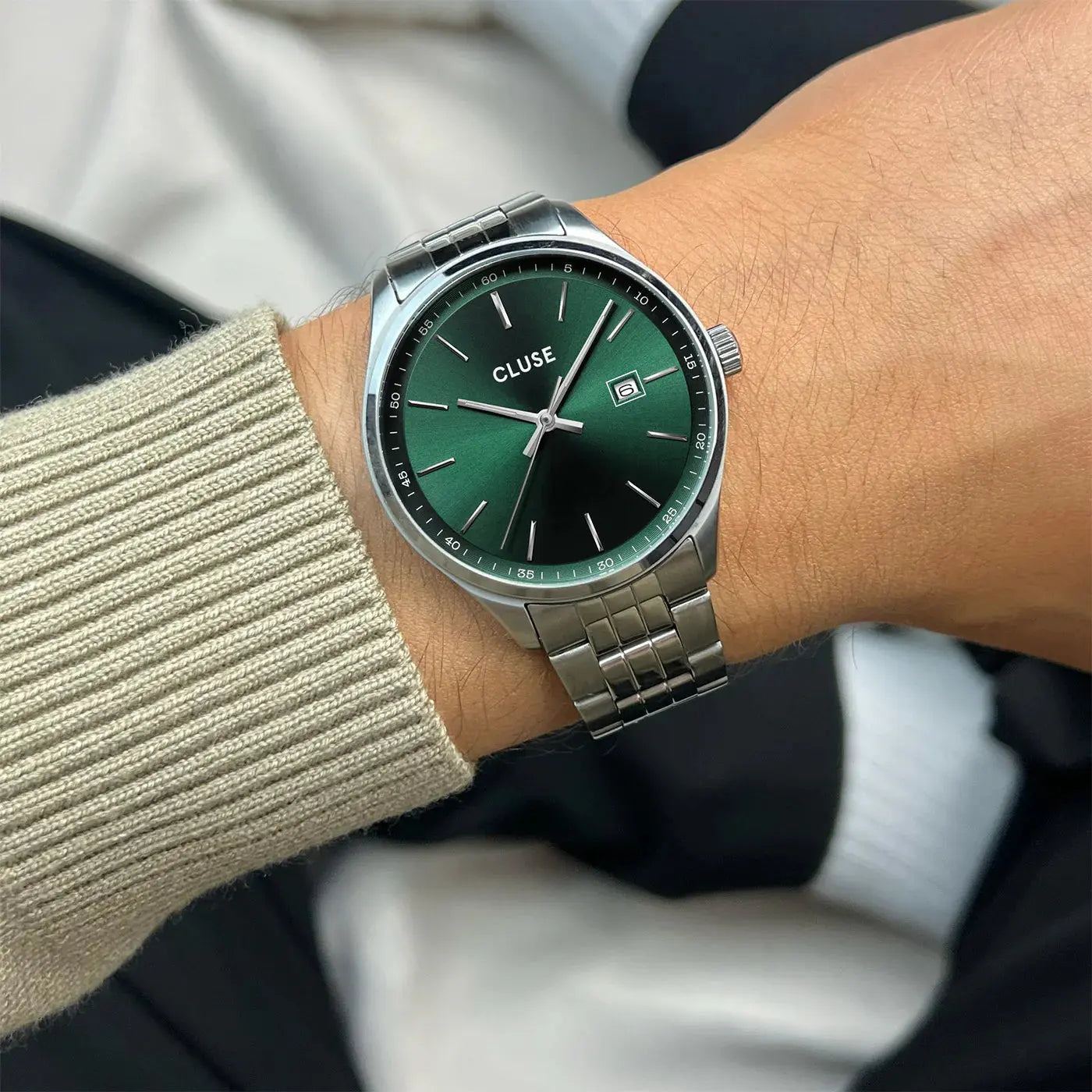 Cluse CW20902 Anthéor Silver Stainless Steel Bracelet