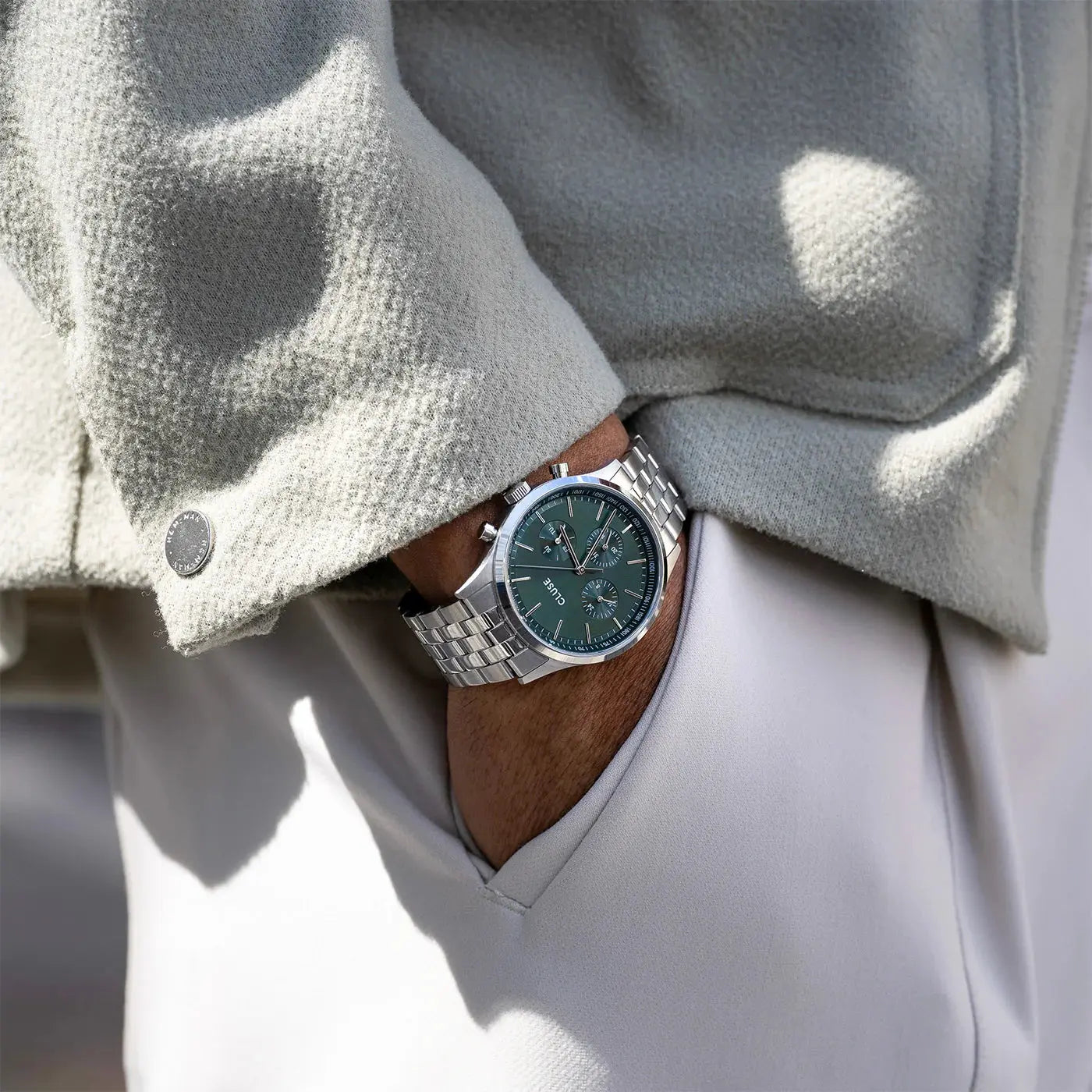 Cluse CW21002 Anthéor Multifunction Stainless Steel Bracelet