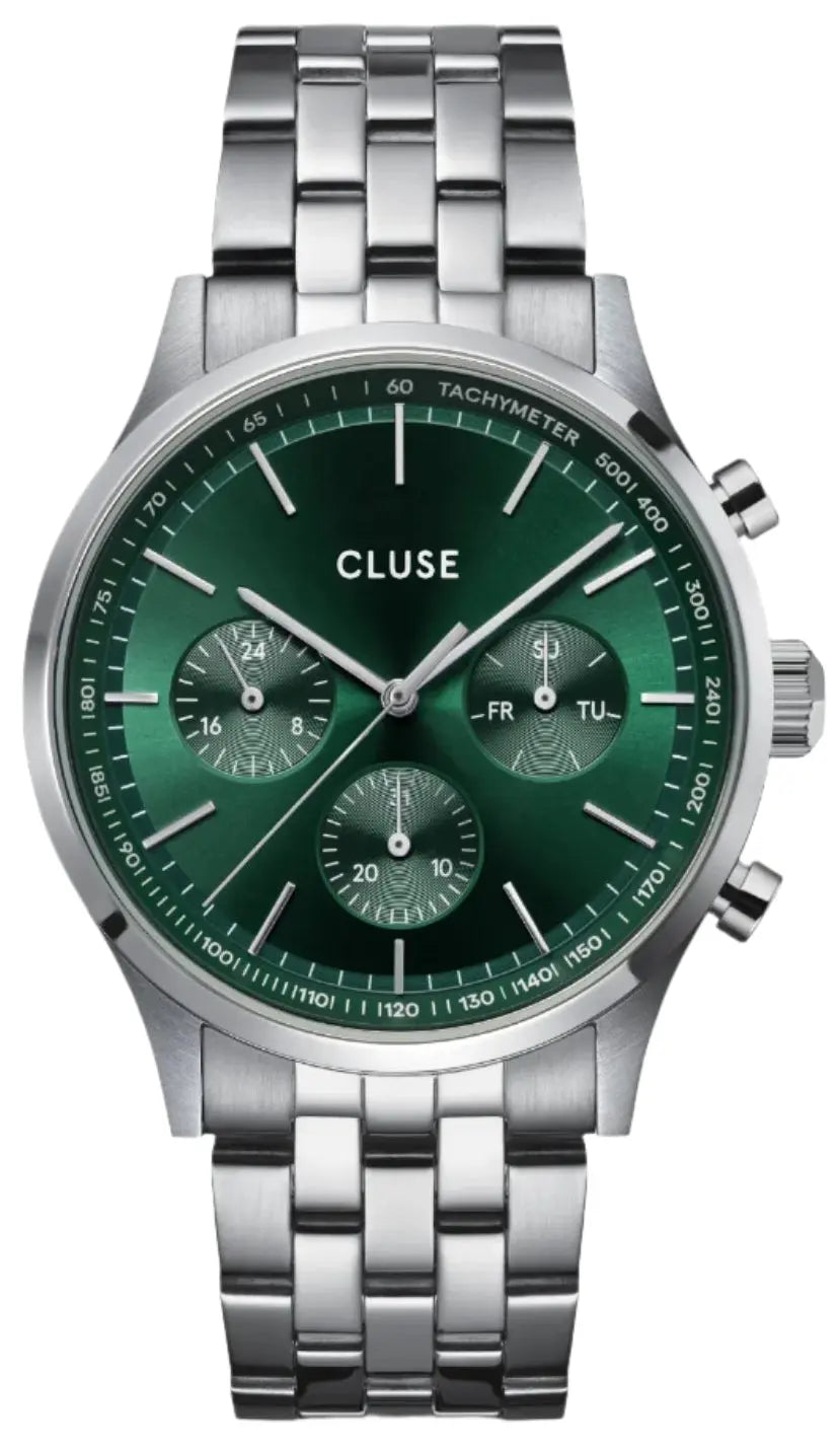 Cluse CG20906 Anthéor Multifunction Stainless Steel Bracelet Gift Box