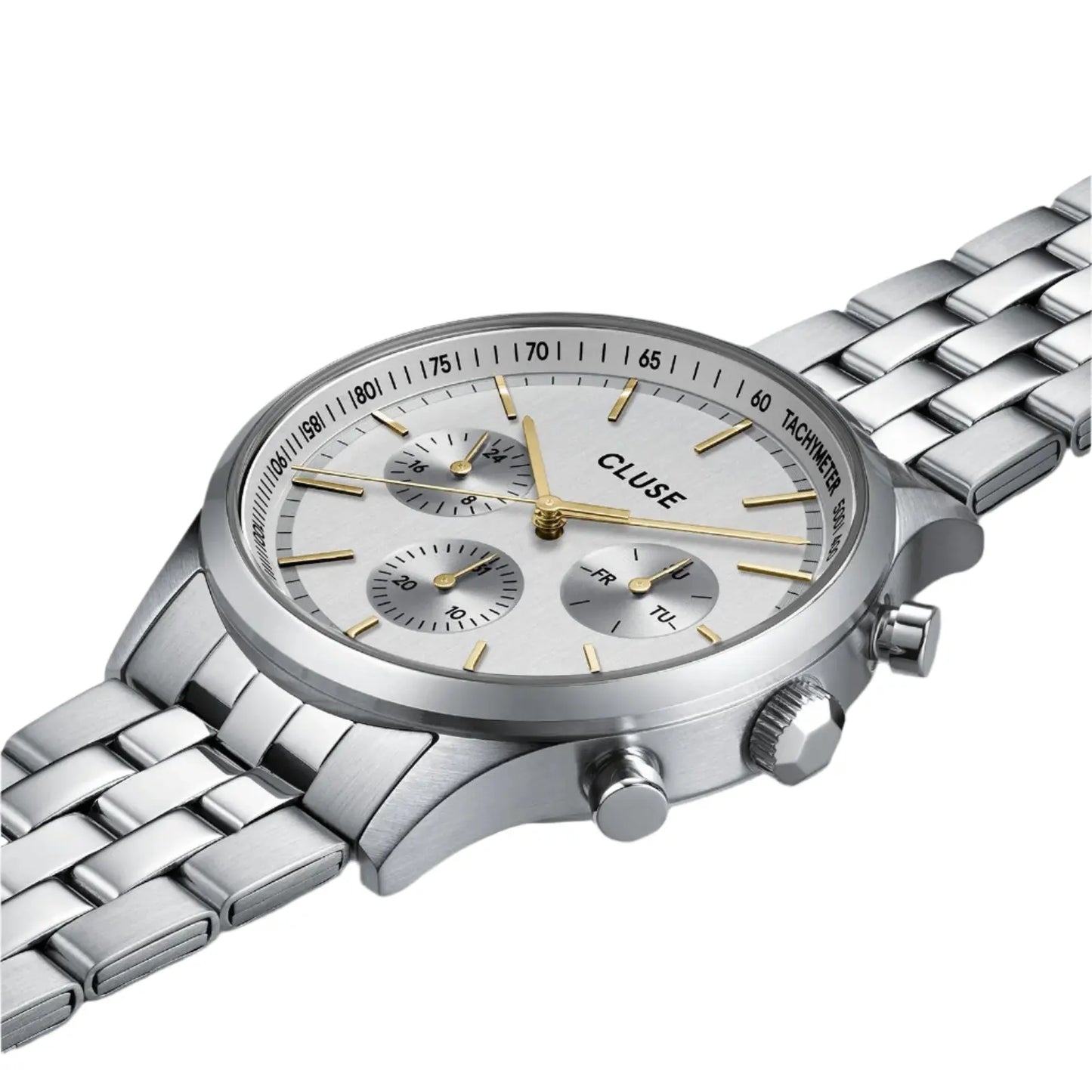 Cluse CW21010 Anthéor Multifunction Stainless Steel Bracelet