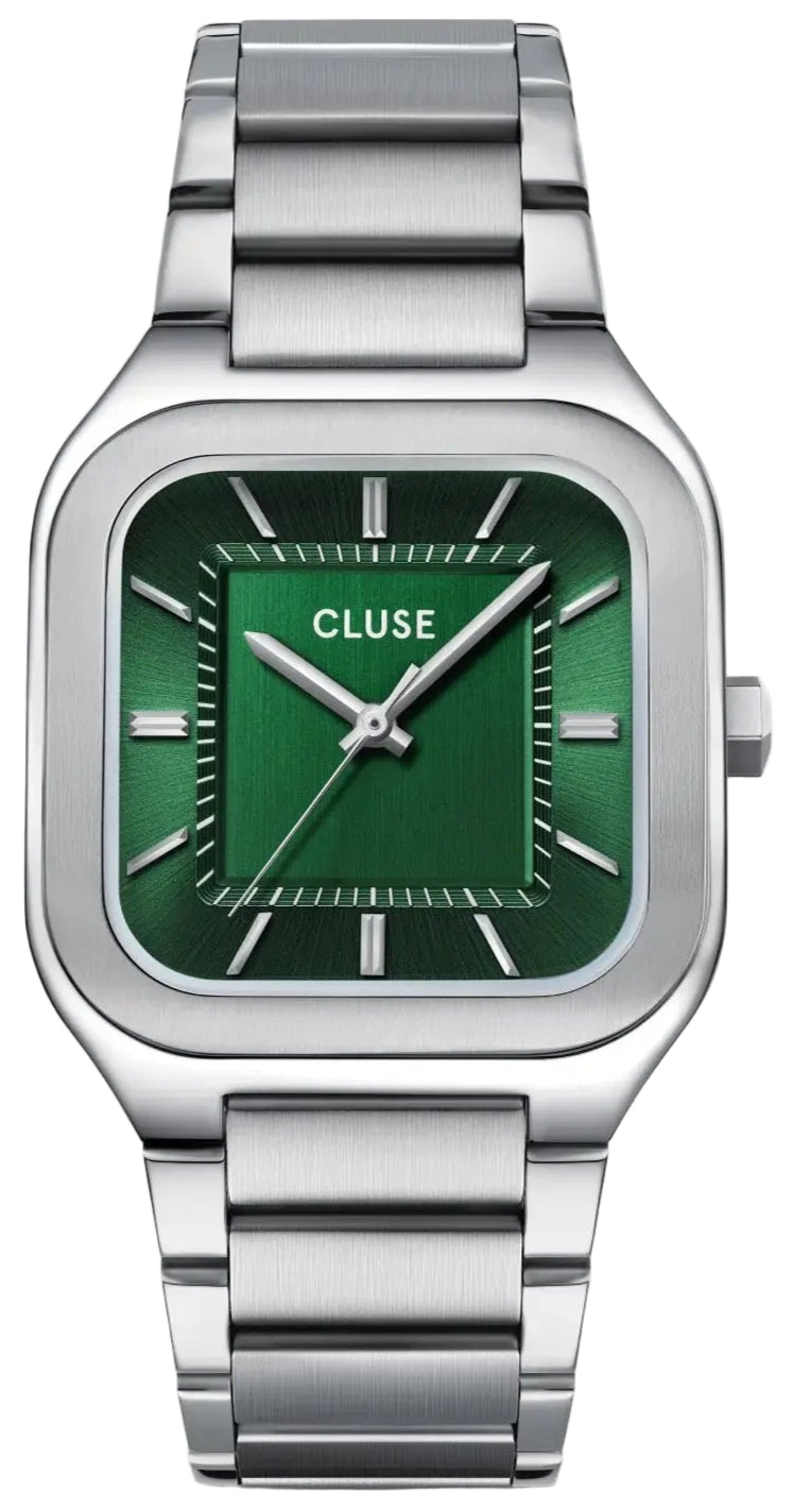 Cluse CW25702 Quadrus Silver Stainless Steel Bracelet