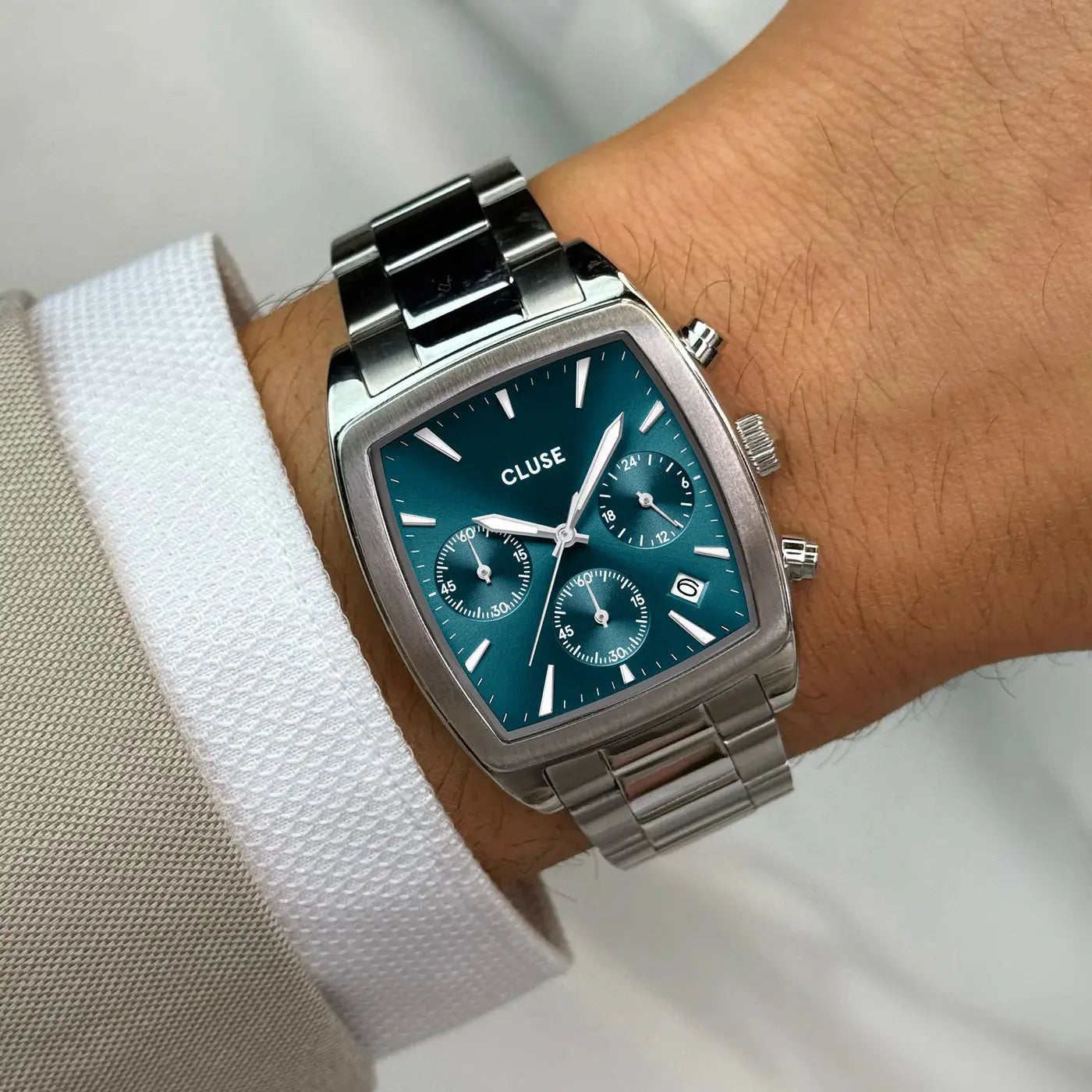 Cluse CW52001 Quartaut Chrono Stainless Steel Bracelet