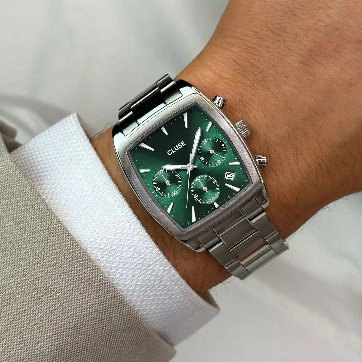 Cluse CW52002 Quartaut Chrono Stainless Steel Bracelet