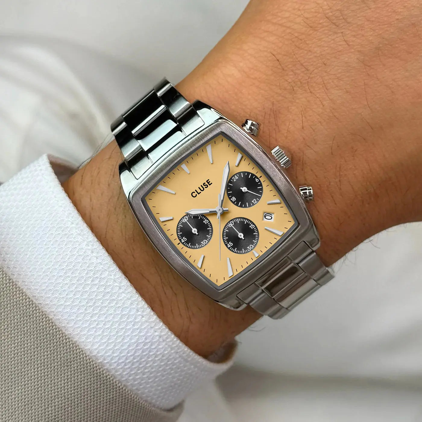 Cluse CW52004 Quartaut Chrono Stainless Steel Bracelet