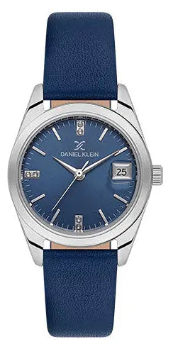 Daniel Klein DK.1.13759-2 Blue Leather Strap