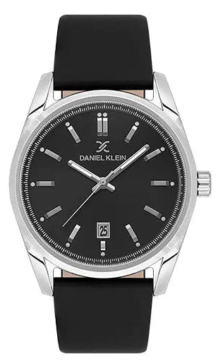 Daniel Klein DK.1.13800-2 Black Leather Strap
