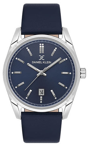 Daniel Klein DK.1.13800-3 Blue Leather Strap