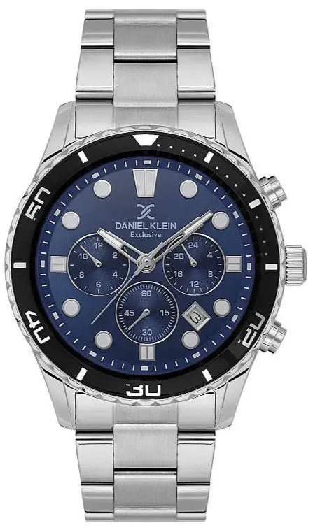 Daniel Klein DK.1.13805-2 Chronograph Silver Stainless Steel Bracelet