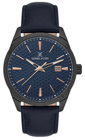 Daniel Klein DK.1.13807-3 Blue Leather Strap