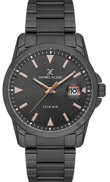 Daniel Klein DK.1.13813-5 Black Stainless Steel Bracelet