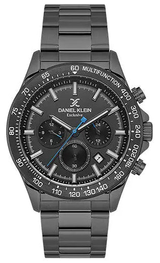 Daniel Klein DK.1.13852-5 Chronograph Black Stainless Steel Bracelet