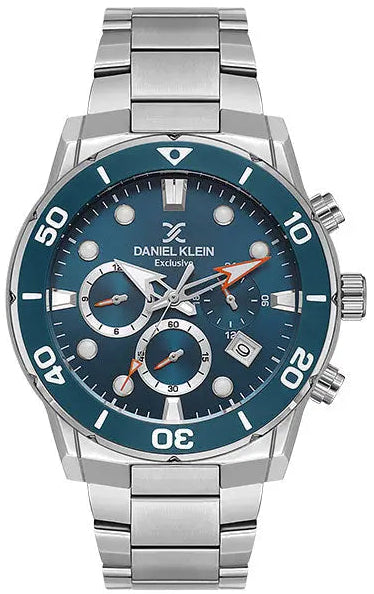 Daniel Klein DK.1.13887-4 Chronograph Silver Stainless Steel Bracelet