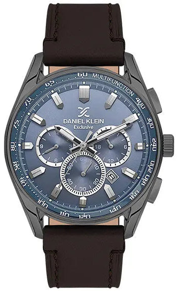 Daniel Klein DK.1.13902-4 Chronograph Brown Leather Strap
