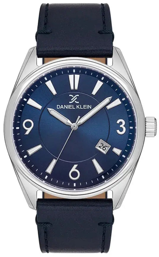 Daniel Klein DK.1.13982-3 Blue Leather Strap