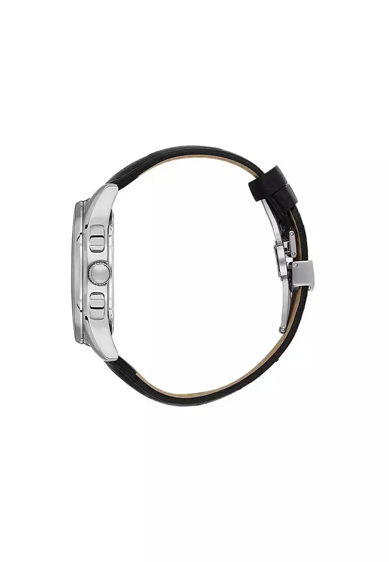 Daniel Klein DK.1.14002-1 Multifunction Black Leather Strap