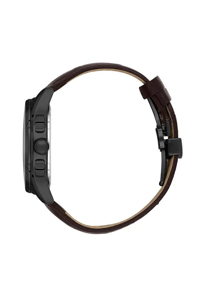 Daniel Klein DK.1.14002-5 Multifunction Brown Leather Strap