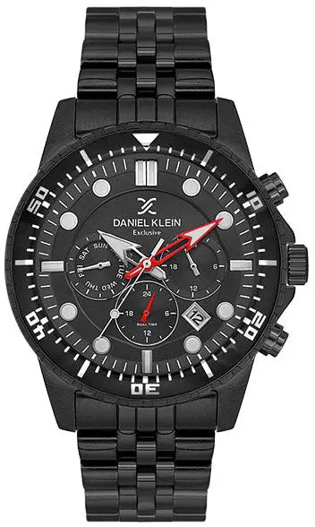 Daniel Klein DK.1.14233-4 Black Stainless Steel Bracelet