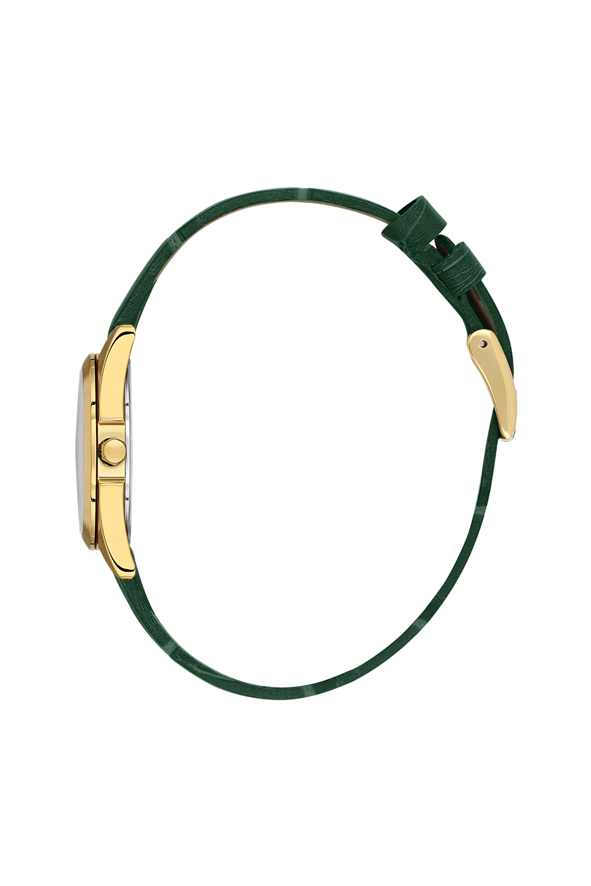 Daniel Klein DK.1.14312-2 Green Leather Strap