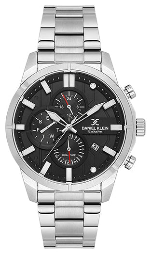 Daniel Klein DK.1.14413-2 Silver Stainless Steel Bracelet