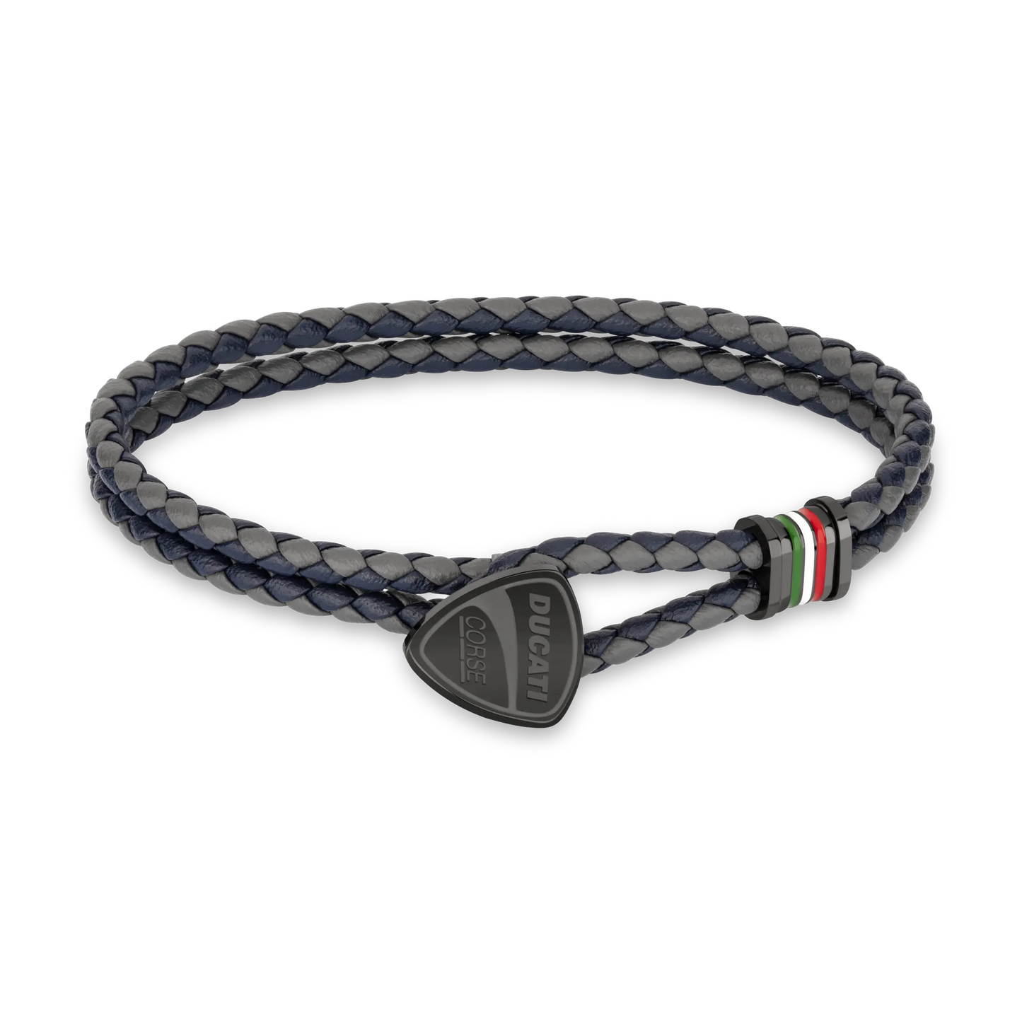Ducati DTAGB2137507 Scudetto Ανδρικό Βραχιόλι Από Ατσάλι και Δέρμα