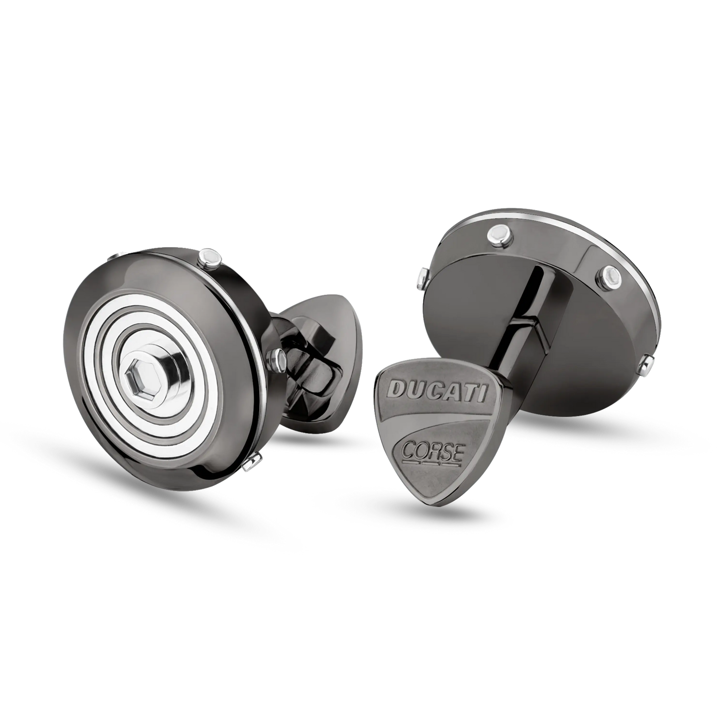 Ducati DTAGC2136704 Speciale Μανικετόκουμπα από Μαύρο Ατσάλι