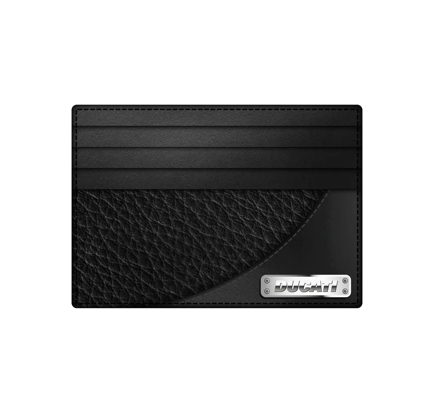 Ducati DTLGD0000101 Calmo Μαύρη Δερμάτινη Καρτοθήκη