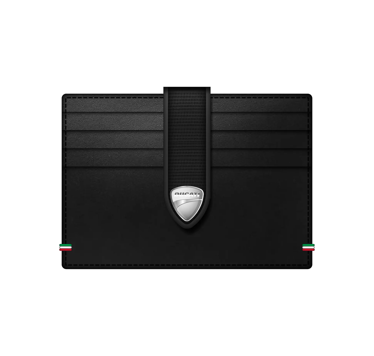 Ducati DTLGD0000601 Sicuro Μαύρη Δερμάτινη Καρτοθήκη