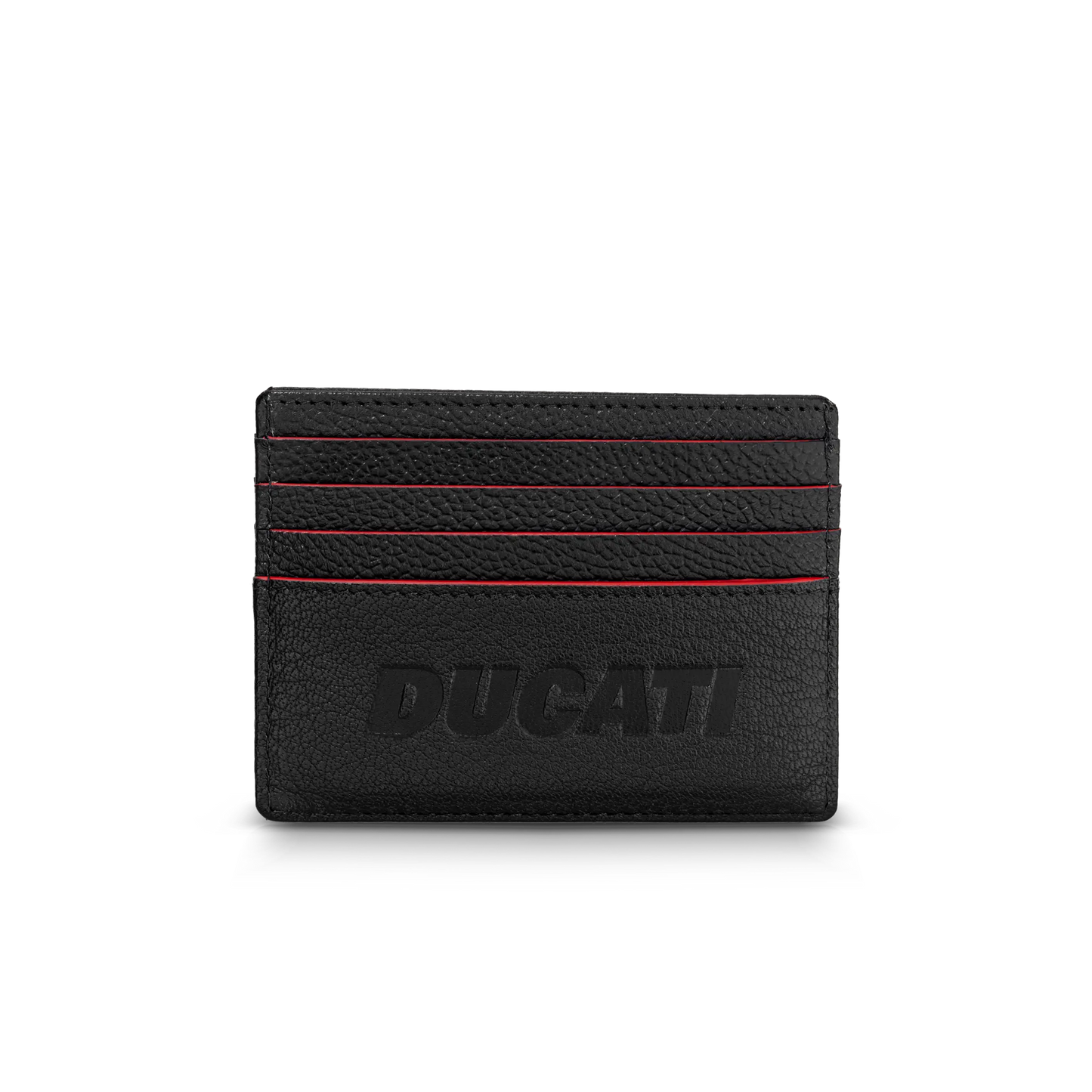 Ducati DTLGD2201302 Formale Μαύρη Δερμάτινη Καρτοθήκη