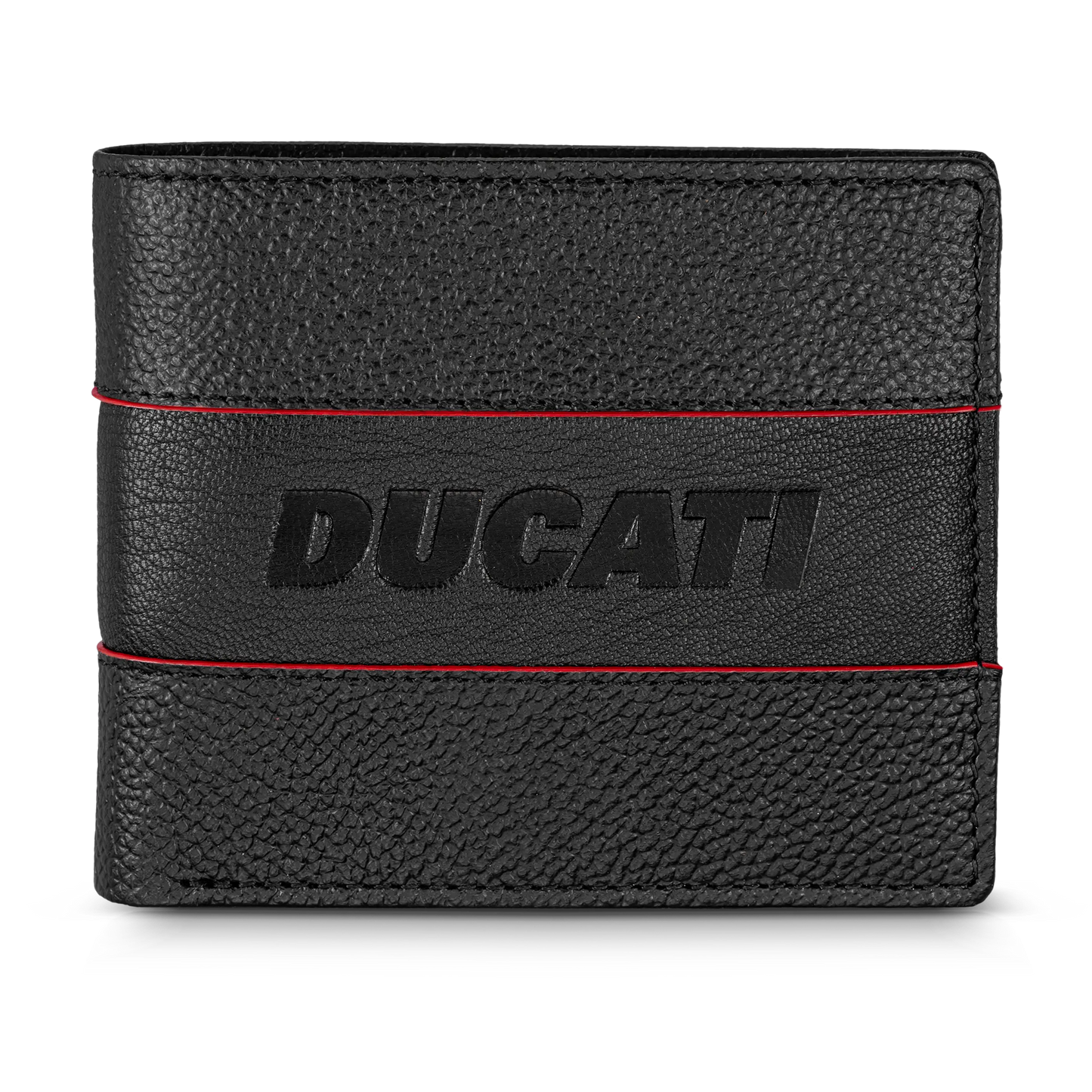 Ducati DTLGW2201301 Formale Μαύρο Δερμάτινο Πορτοφόλι