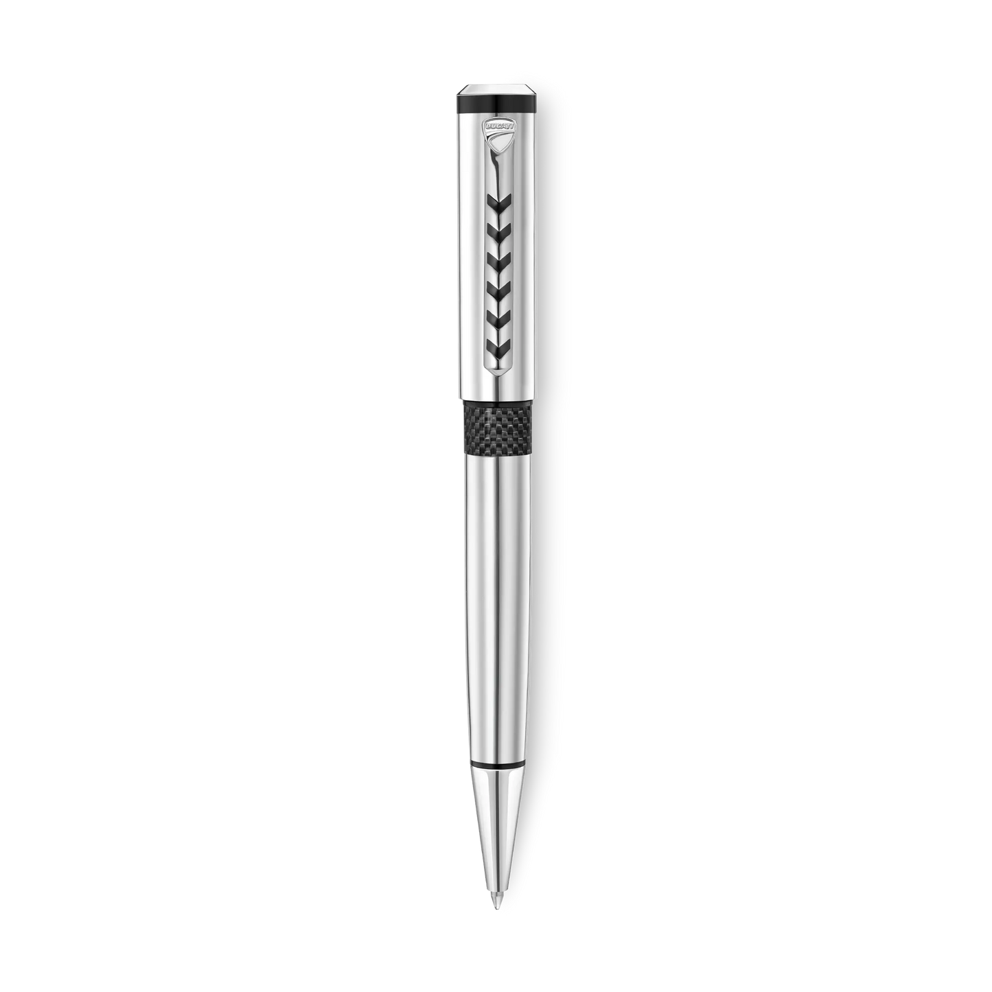 HUGO BOSS HSW7444B Essential Matte Chrome Ballpoint Pen