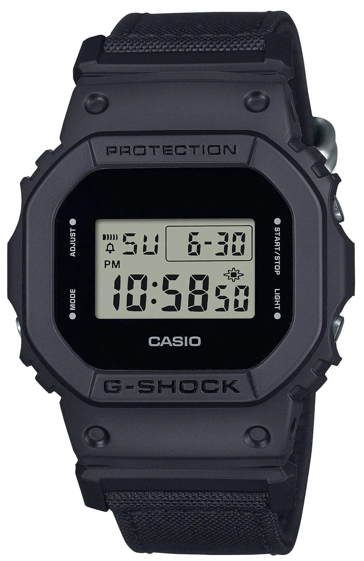 Casio DW-5600BCE-1ER G-Shock Black Cordura Strap