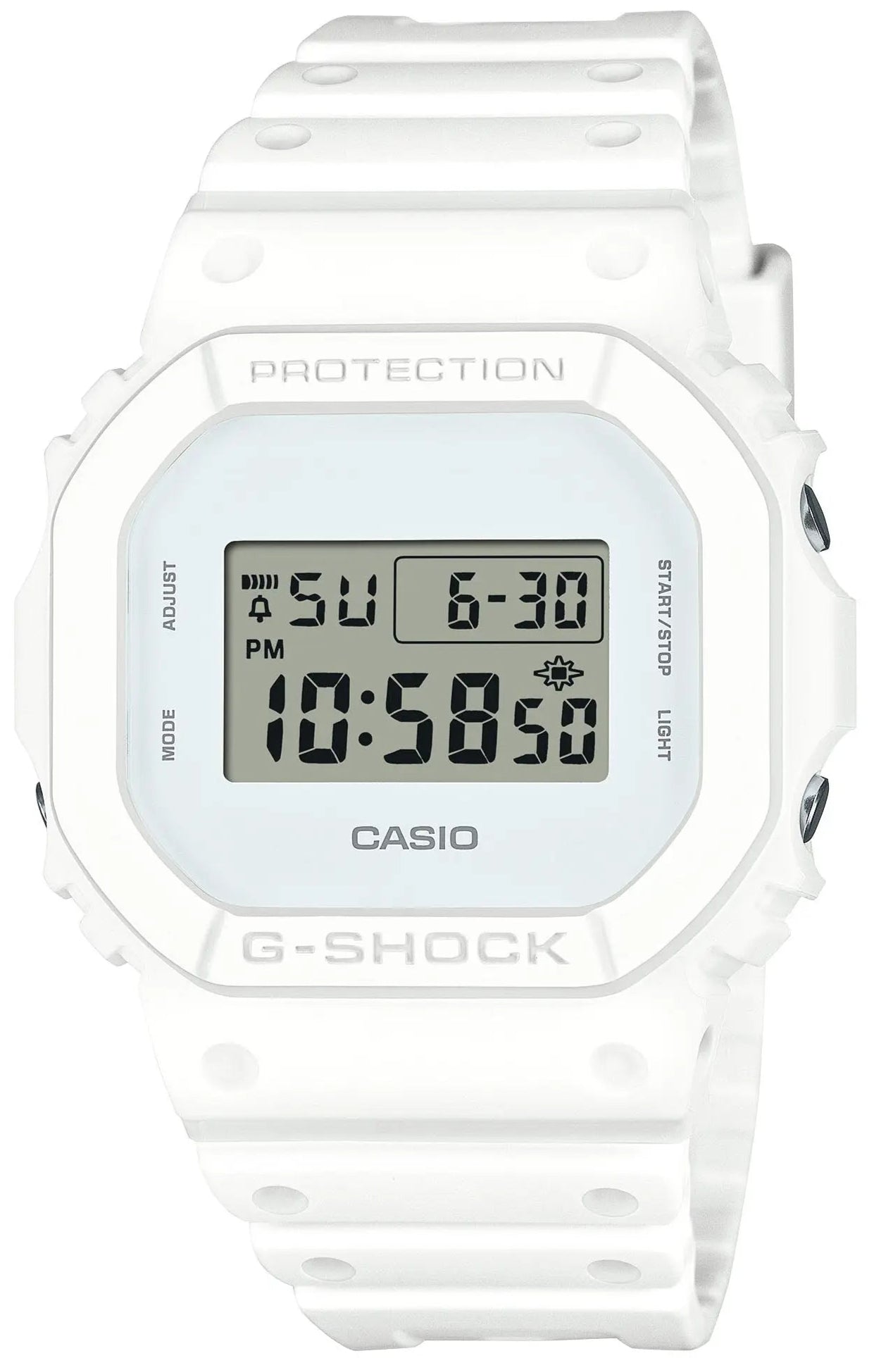 Casio DW-5600WW-7ER G-Shock White Rubber Strap