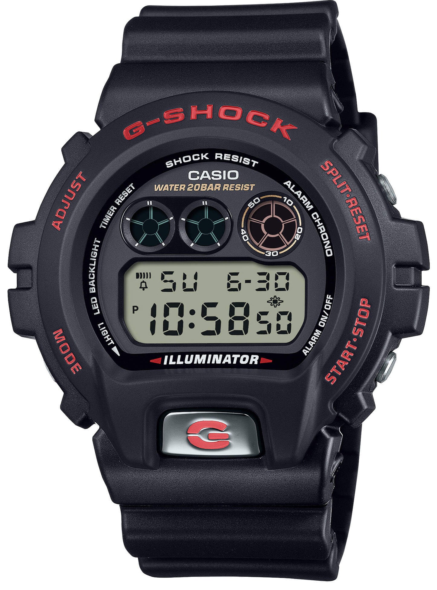 Casio DW-6900TR-1ER G-Shock Black Rubber Strap