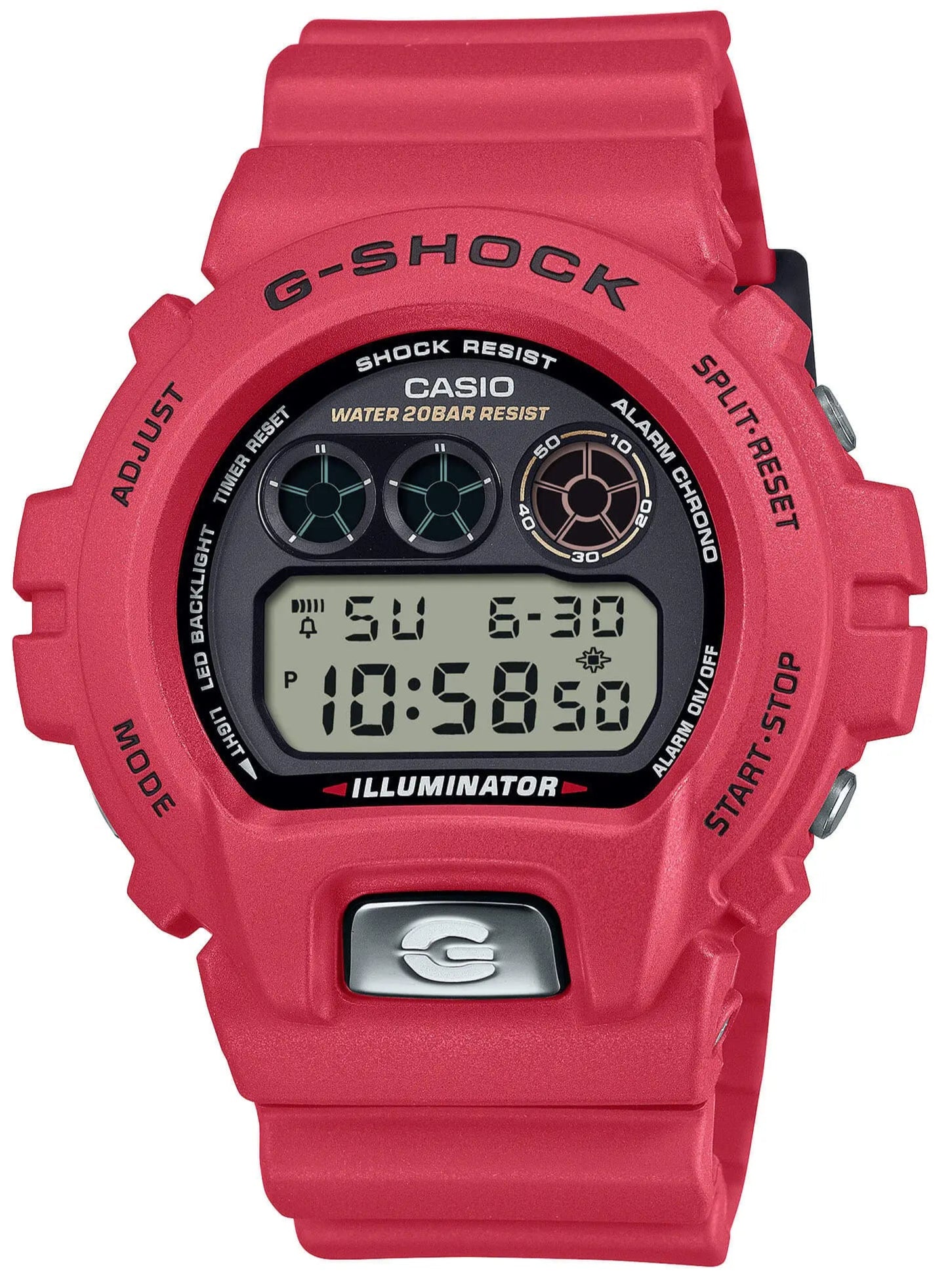 Casio DW-6900TR-4ER G-Shock Red Rubber Strap