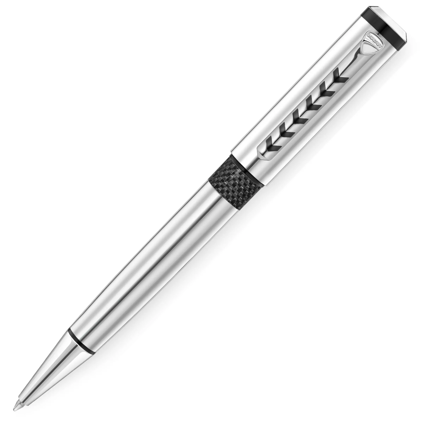 HUGO BOSS HSW7444B Essential Matte Chrome Ballpoint Pen