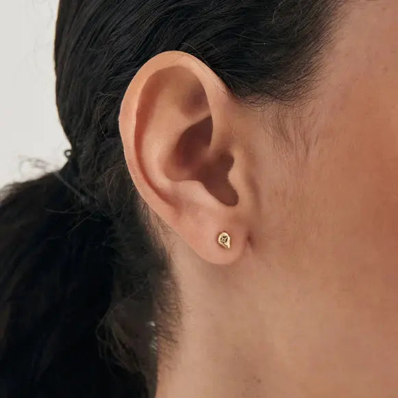 Ania Haie E043-05G Σκουλαρίκια Sparkle Stud από Επιχρυσωμένο Ασήμι