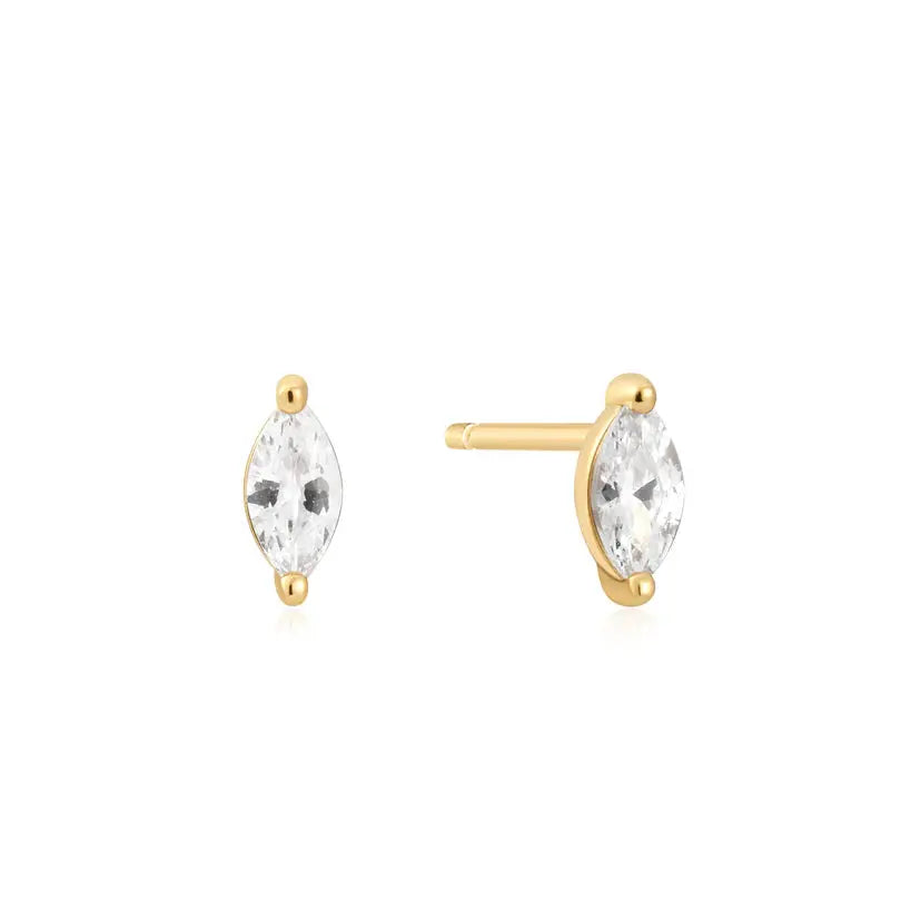 SC036-3M Butterfly Earrings in Gold Plated Silver