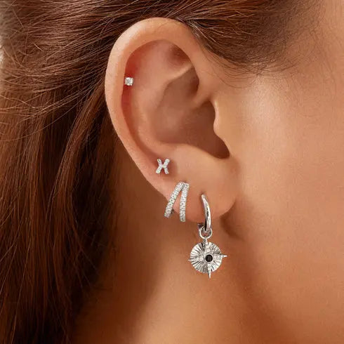 SC036-3M Butterfly Earrings in Gold Plated Silver