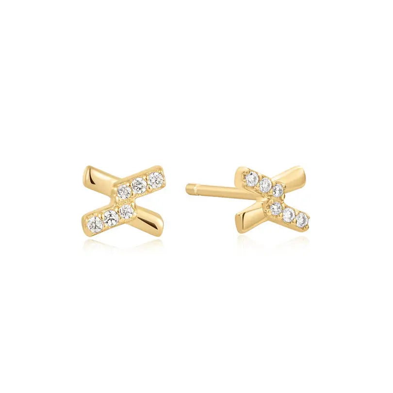 SC036-3M Butterfly Earrings in Gold Plated Silver