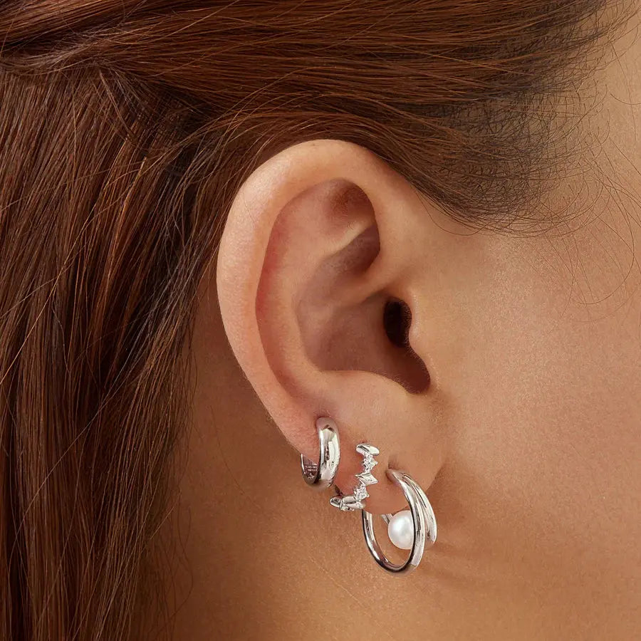 SC036-3M Butterfly Earrings in Gold Plated Silver