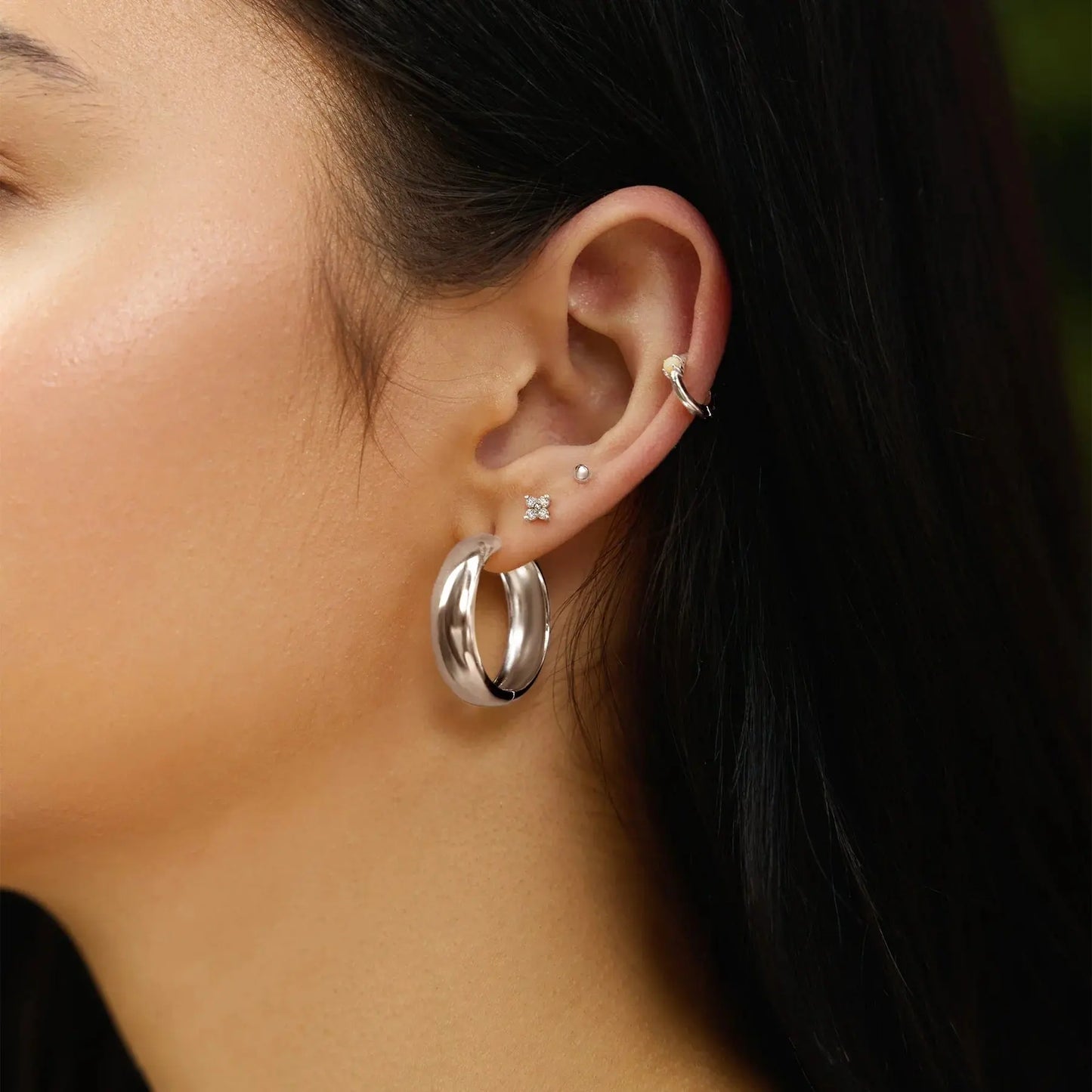 SC036-3M Butterfly Earrings in Gold Plated Silver