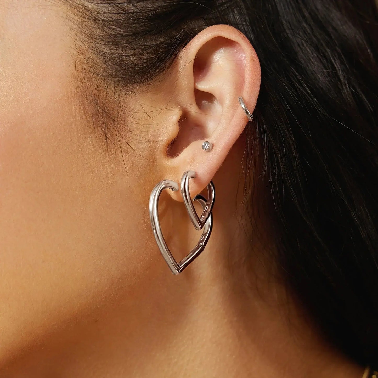 SC036-3M Butterfly Earrings in Gold Plated Silver