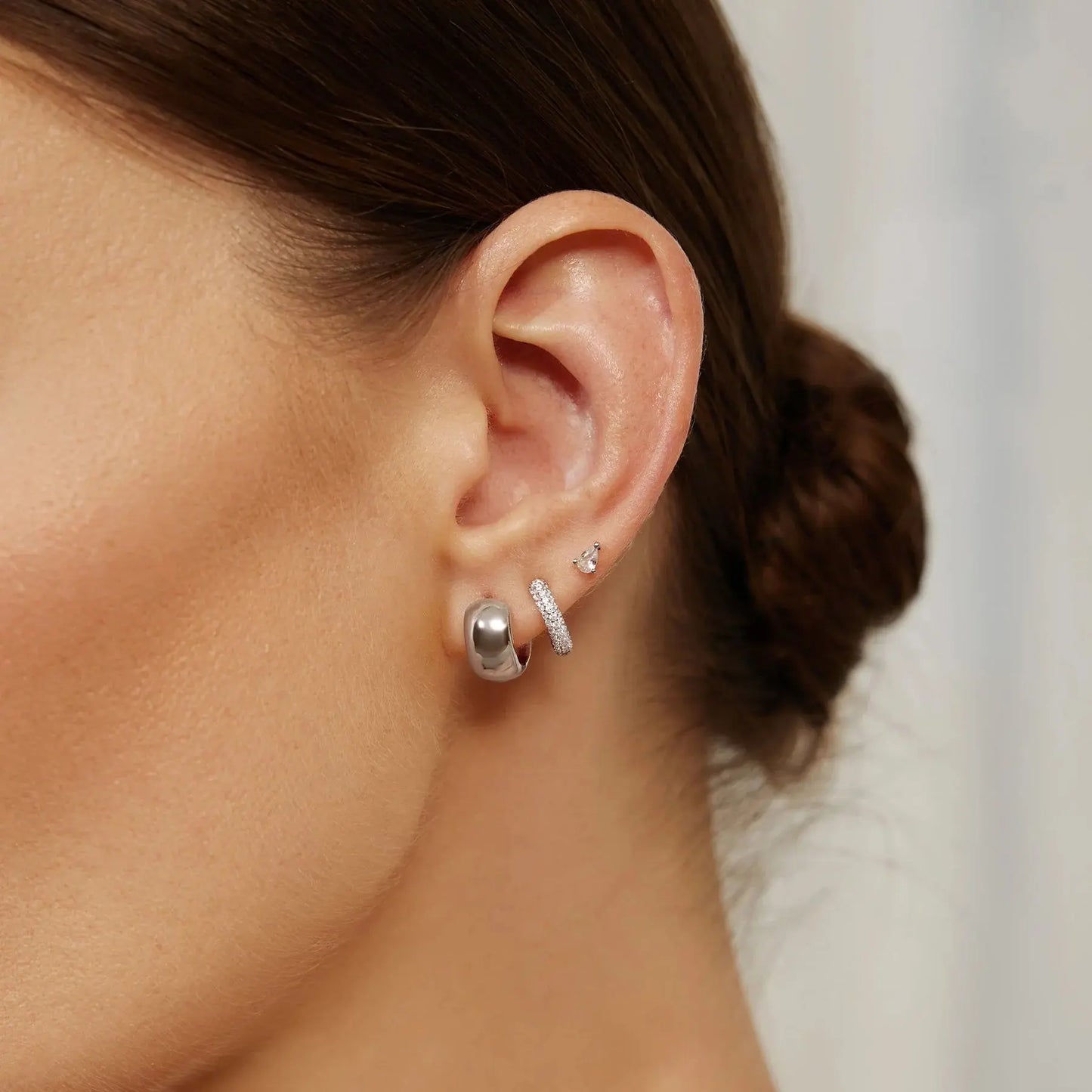 SC036-3M Butterfly Earrings in Gold Plated Silver