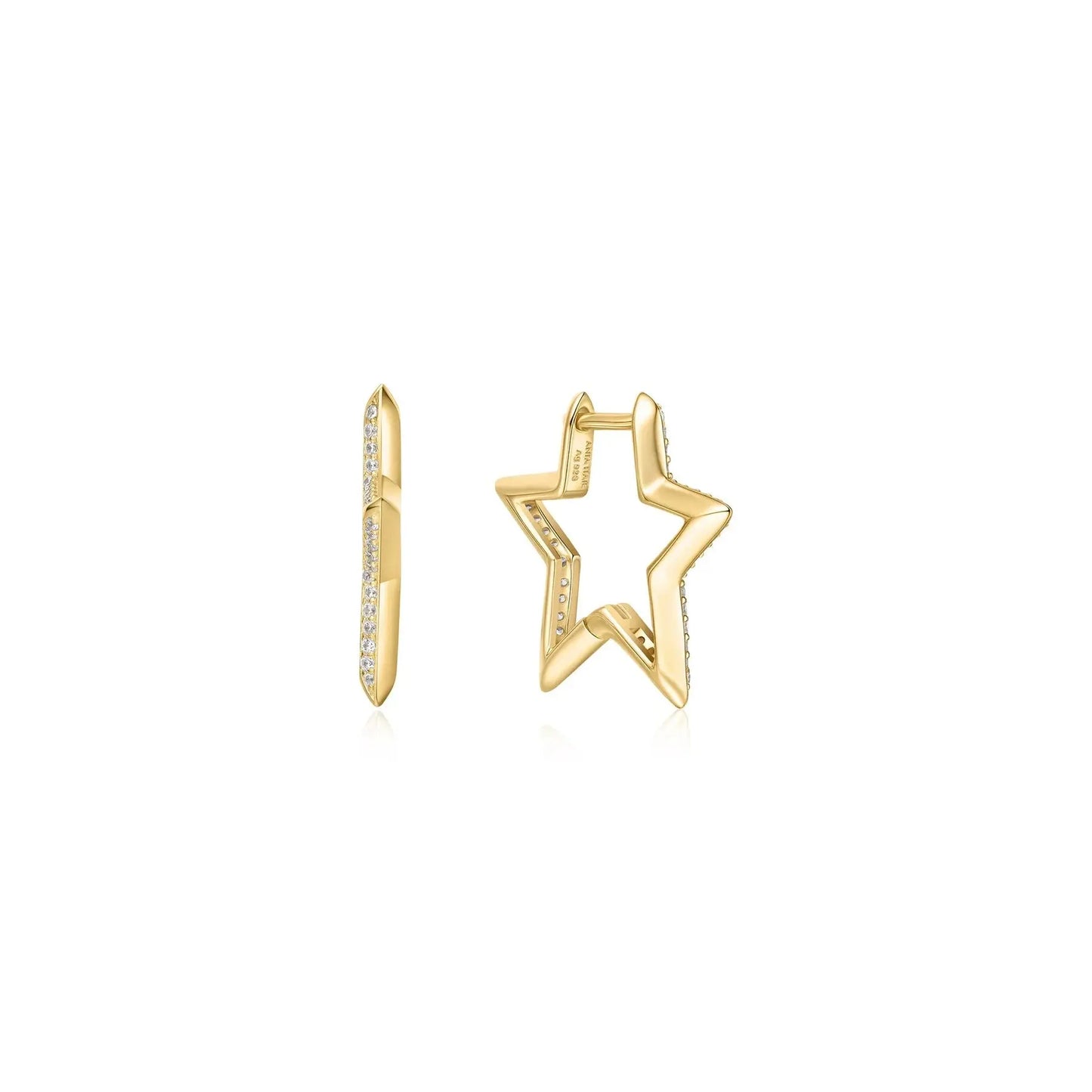 SC036-3M Butterfly Earrings in Gold Plated Silver