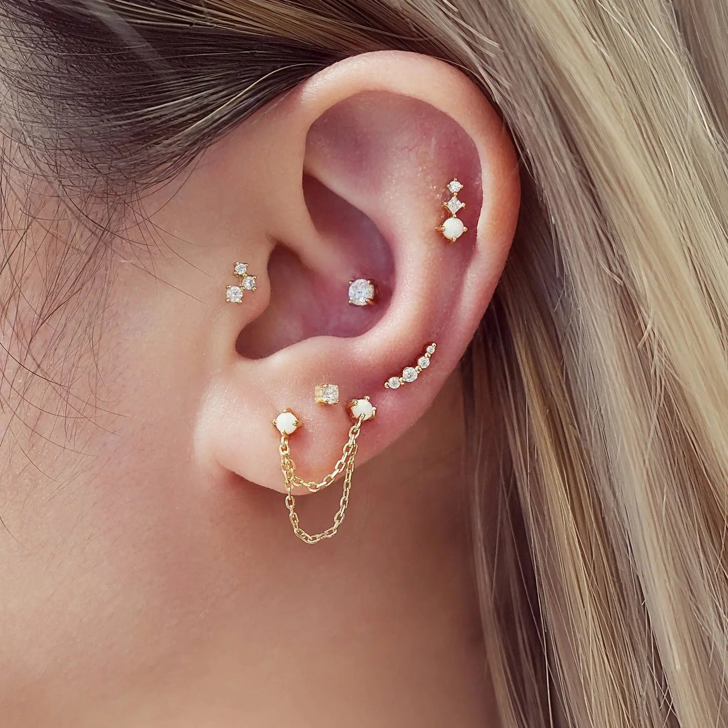 SC036-3M Butterfly Earrings in Gold Plated Silver