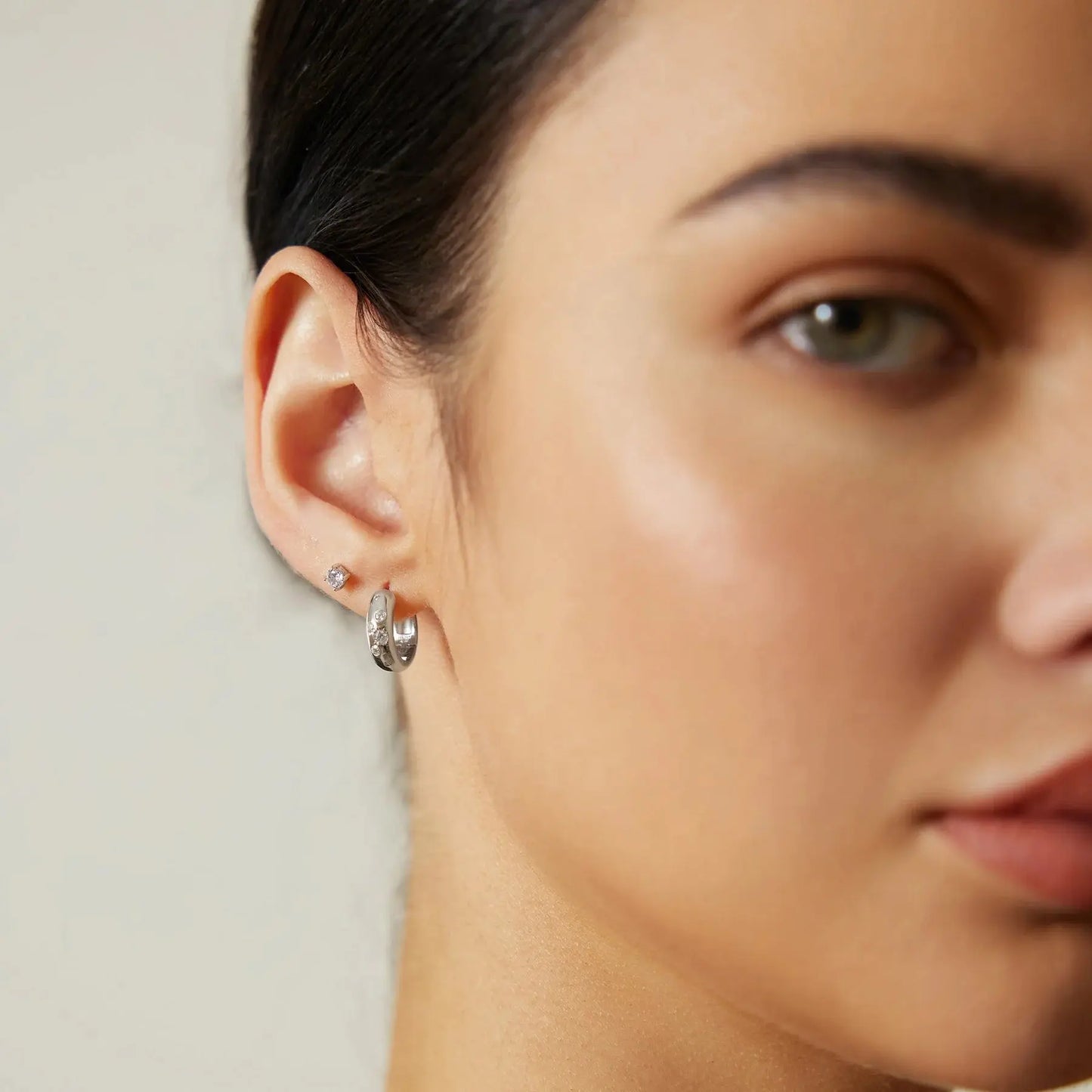SC036-3M Butterfly Earrings in Gold Plated Silver