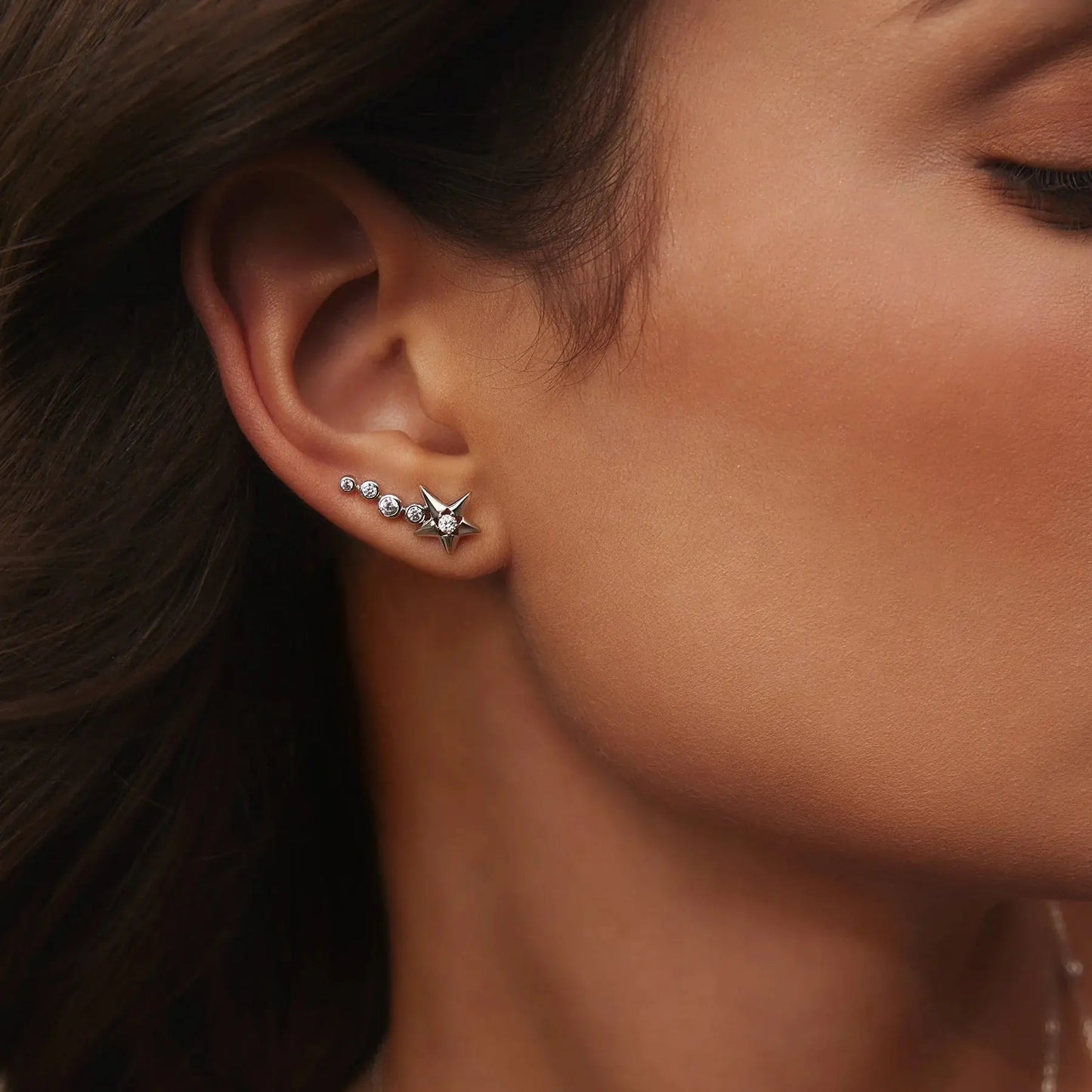 SC036-3M Butterfly Earrings in Gold Plated Silver