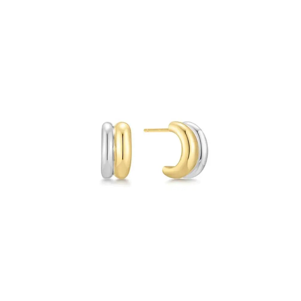 SC036-3M Butterfly Earrings in Gold Plated Silver
