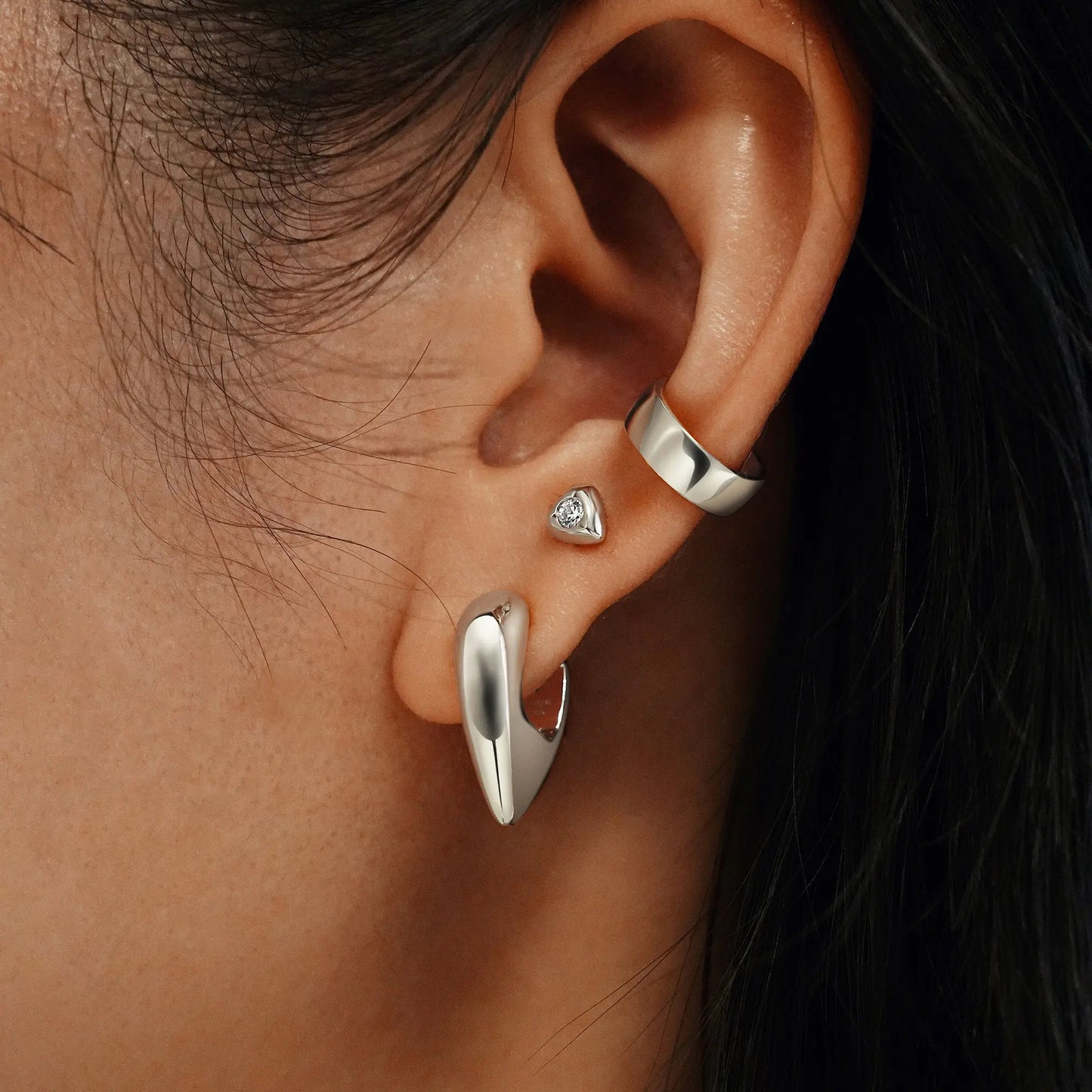 SC036-3M Butterfly Earrings in Gold Plated Silver