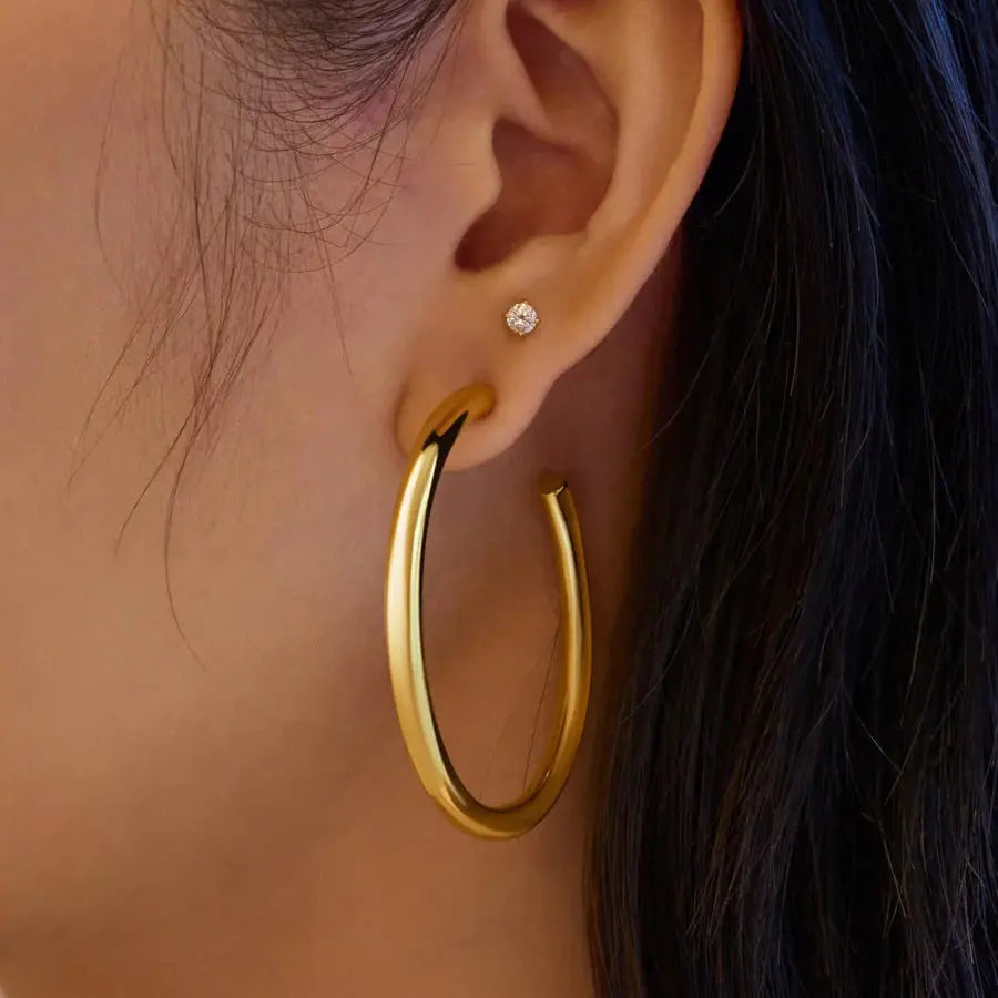 SC036-3M Butterfly Earrings in Gold Plated Silver